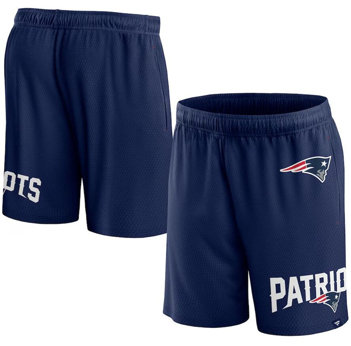 Men's New England Patriots Navy Shorts Men's New England Patriots Navy Shorts